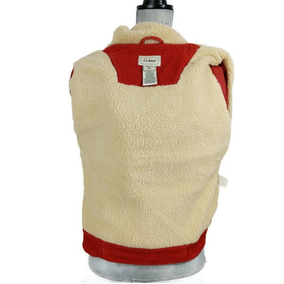 LL Bean Sherpa Lined Jacket Womens XS Corduroy - Picture 5 of 12